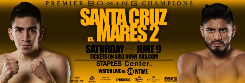 Featherweight World Champions Leo Santa Cruz & Abner Mares Square-Off in World Title Rematch Presented by Premier Boxing Champions Saturday, June&nbsp;9