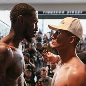 Garcia Easter weigh in stare down Scott Hirano SHOWTIME