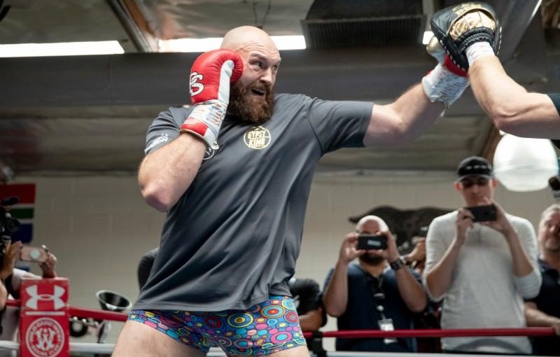 TYSON FURY LOS ANGELES MEDIA DAY QUOTES &&nbsp;PHOTOS