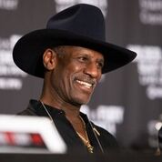 Michael Spinks Esther Lin Showtime Wilder Fury Heavyweight Legends luncheon