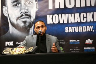 Keith Thurman Lopex Fight Credit Stephanie Trapp TGB Promotions