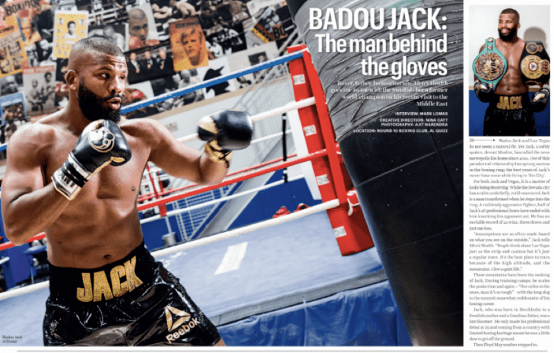 BADOU JACK FEATURED IN MEN’S HEALTH MIDDLE&nbsp;EAST