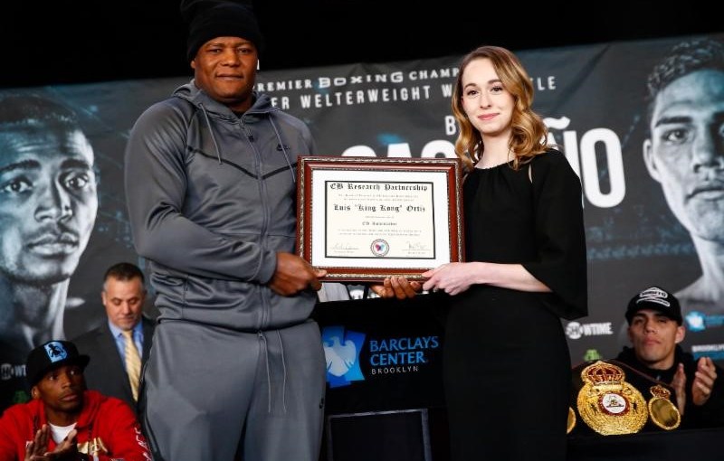 CUBAN HEAVYWEIGHT LUIS ORTIZ NAMED HONORARY AMBASSADOR BY EB RESEARCH PARTNERSHIP TO RAISE AWARENESS FOR DAUGHTER’S DISEASE