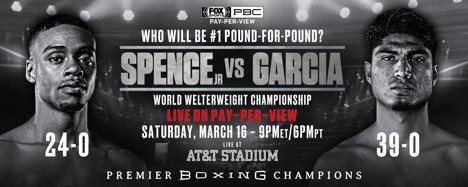 Unbeaten Welterweight World Champion Errol Spence Jr. Battles Undefeated Four-Division World Champion Mikey Garcia In Historic&nbsp;Showdown
