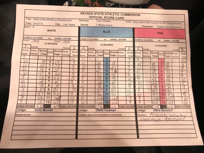 Canelo Jacobs card