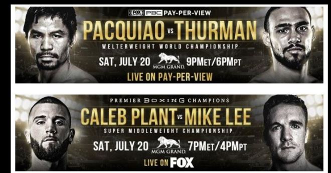 Pacquiao Thurman Plant Lee Combined Header