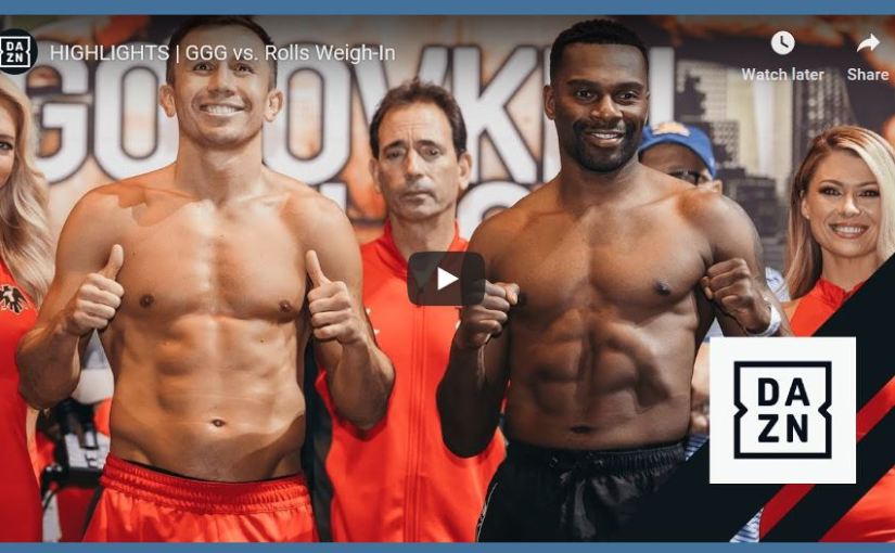 GGG v. Rolls Weigh-In&nbsp;Highlights